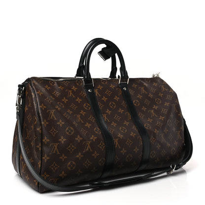 Louis Vuitton Monogram Macassar Keepall Bandouliere 45 2 of 7