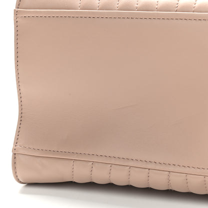 Prada Soft Calfskin Impunture Diagramme Tote Cipria 7 of 10