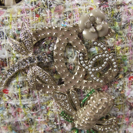 Chanel Tweed Garden Party Reissue Flap Pastel 12 of 13