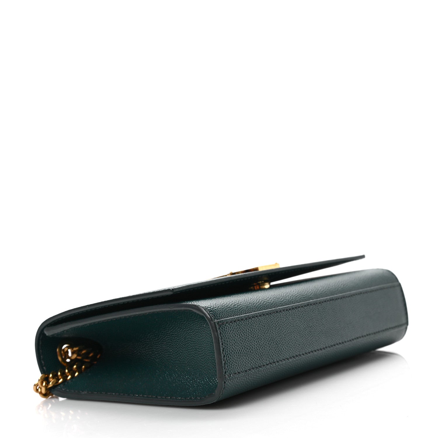 Saint Laurent Grain De Poudre Small Monogram Kate Satchel Sea Turquoise 4 of 8