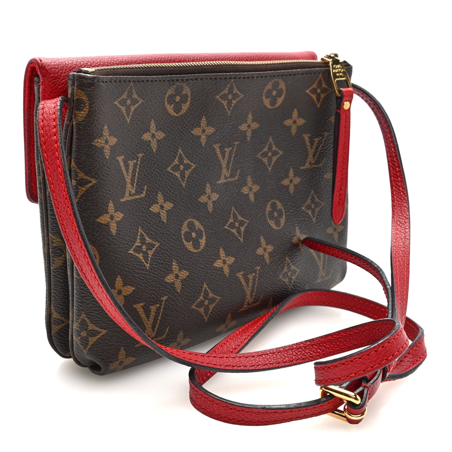 Monogram Twice Pochette Cherry