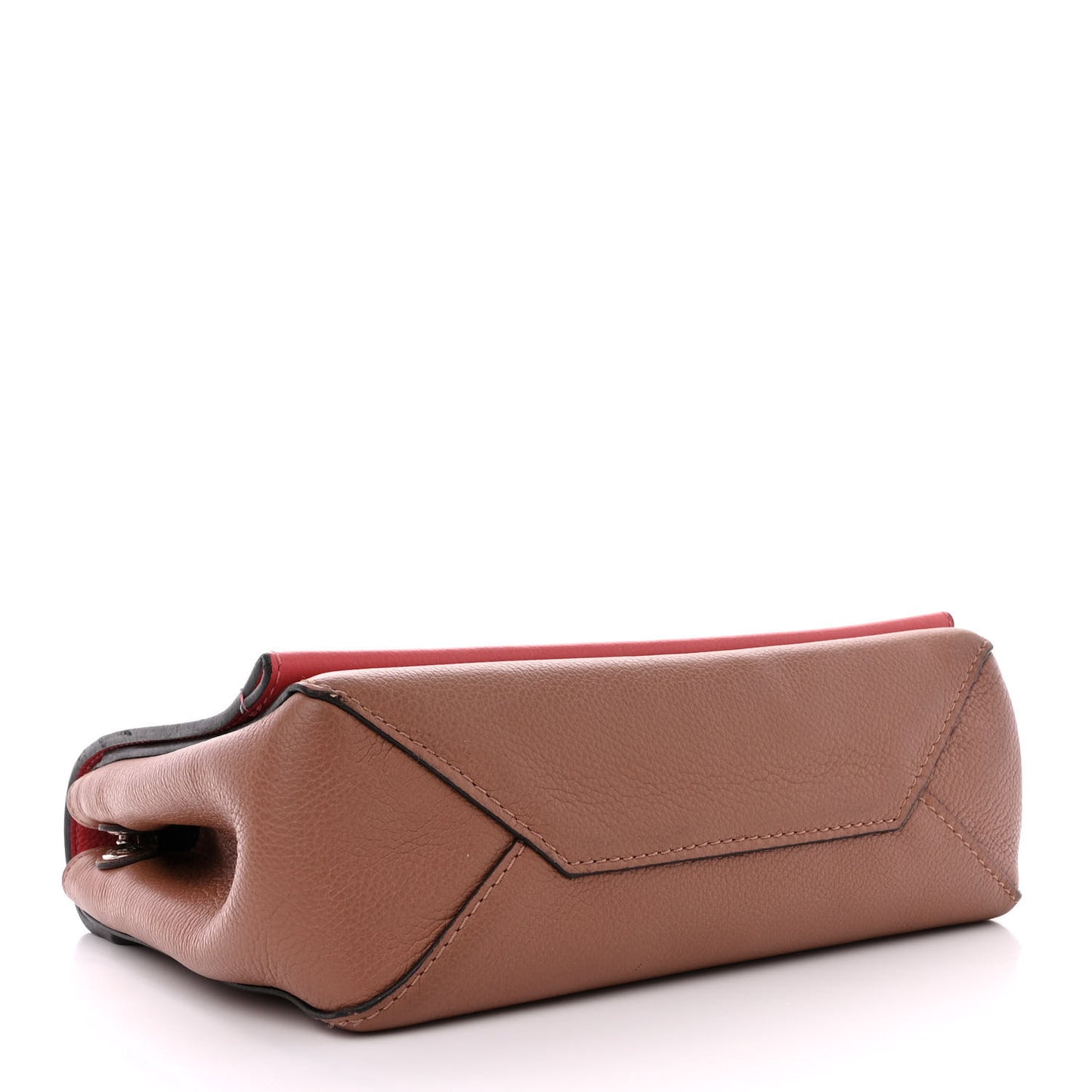 Calfskin Lockme II Chain Bag BB Rose Bruyere