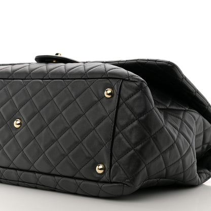 Chanel Calfskin Quilted XXL Travel Flap Bag Black 11 of 11