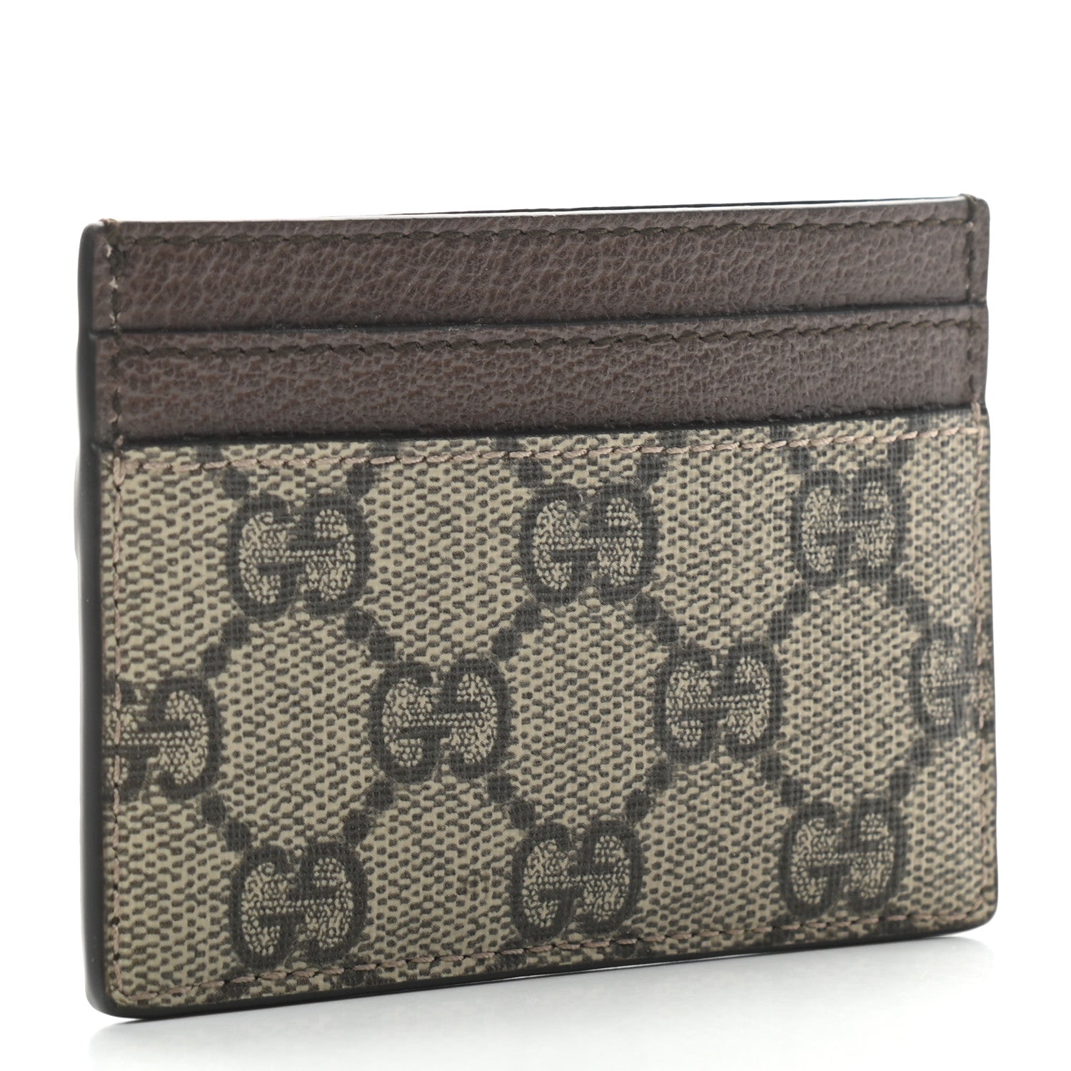 Gucci GG Supreme Monogram Ophidia Card Holder Brown 3 of 6
