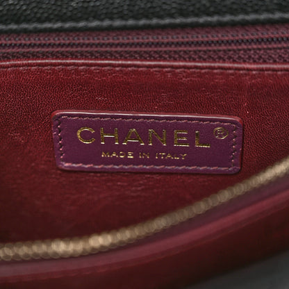 Chanel Caviar Quilted Small Coco Handle Flap Black 6 of 9
