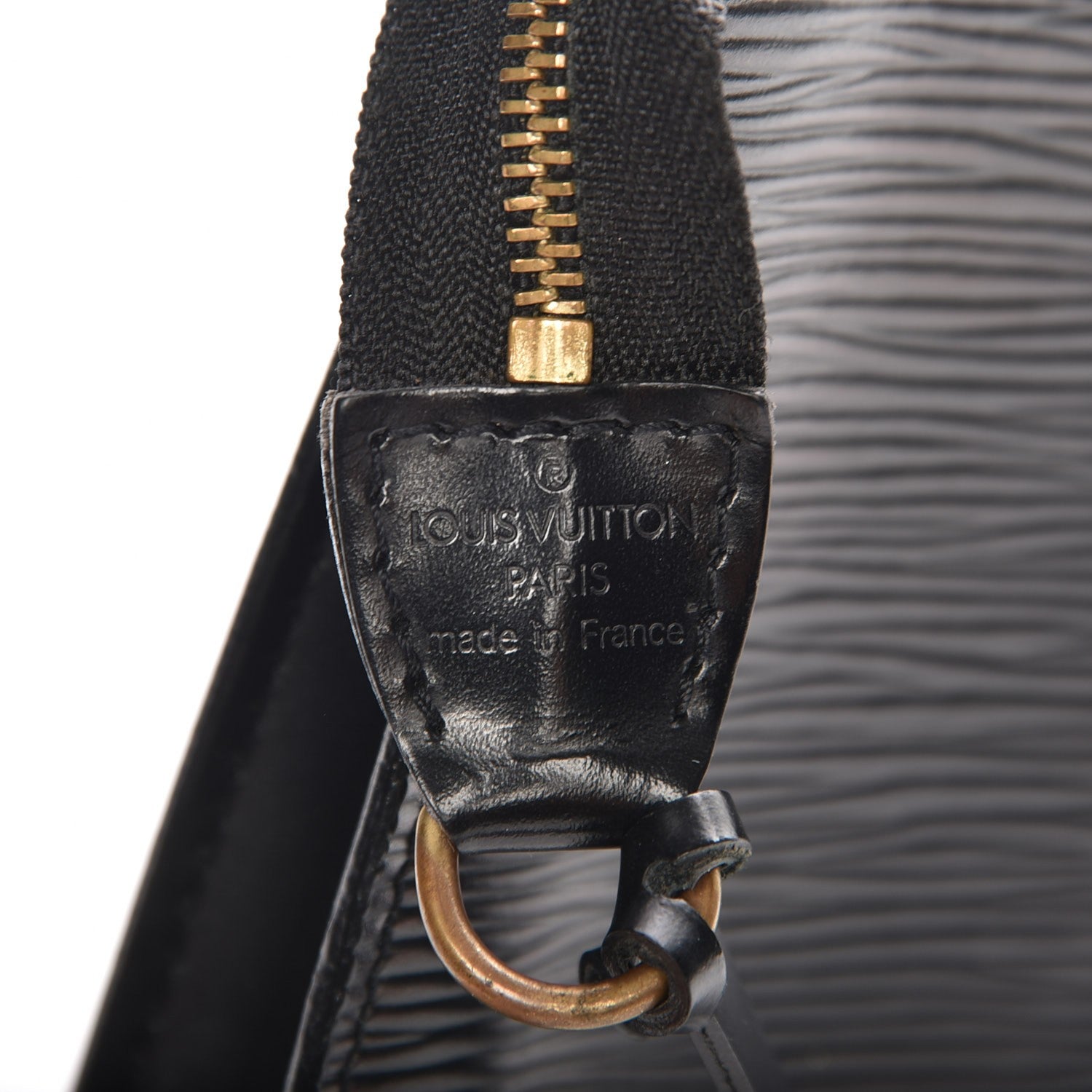 Louis Vuitton Epi Pochette Accessories 24 Black 6 of 7