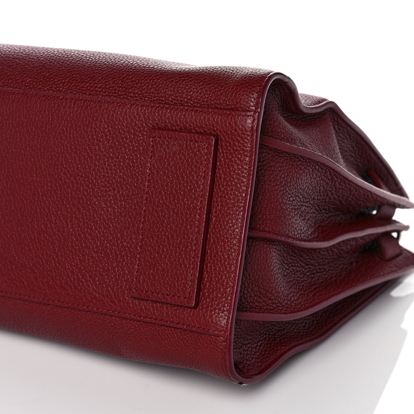 Grained Calfskin Small Supple Sac De Jour Dark Pallisandre