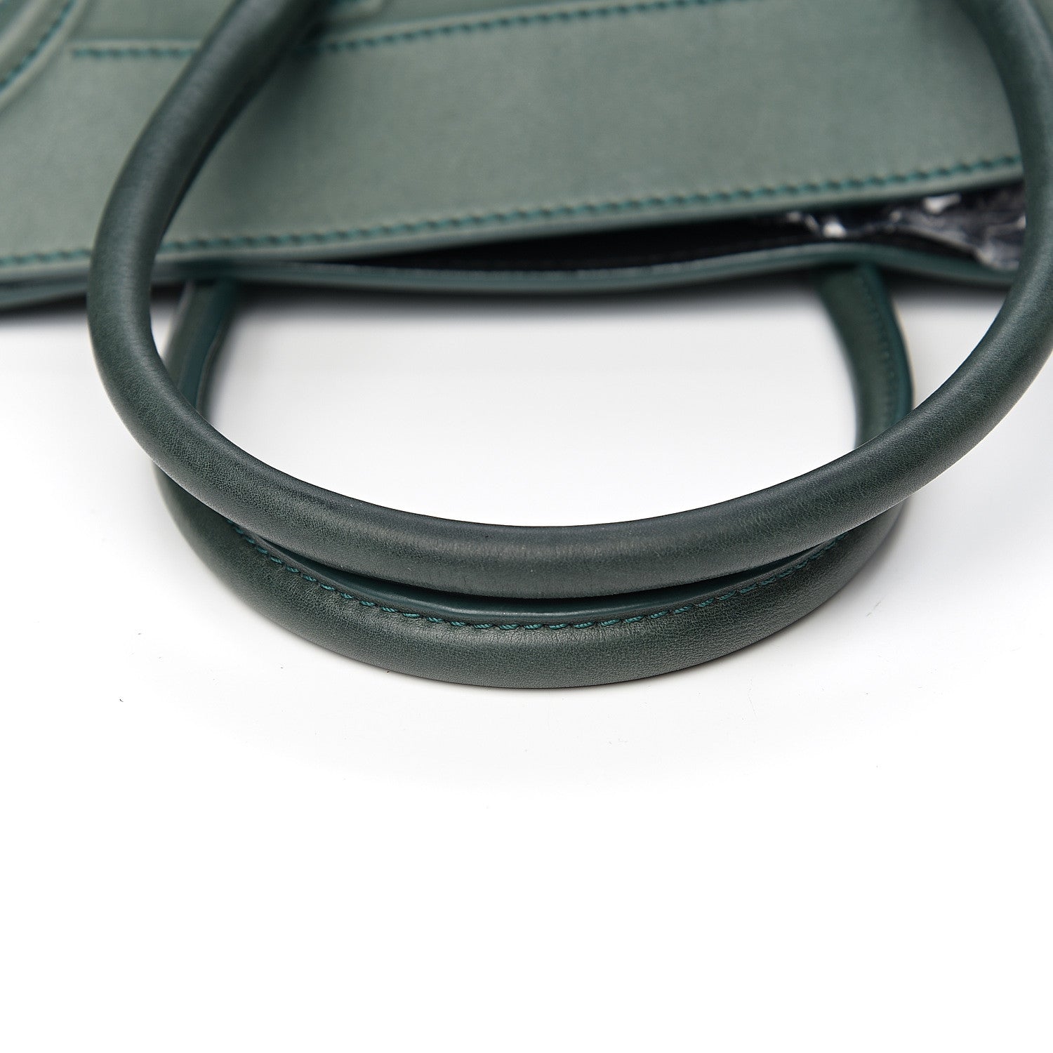 Celine Supple Calfskin Medium Phantom Luggage Emerald 9 of 9