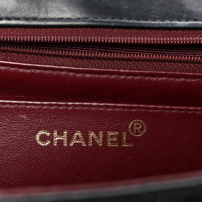Chanel Lambskin Quilted XL Jumbo Single Flap Black 6 of 12