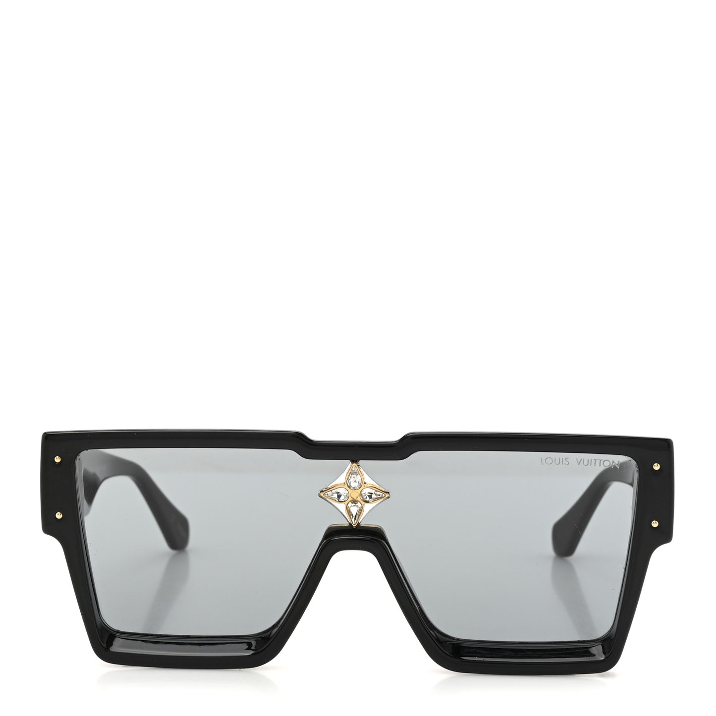 Acetate Swarovski Crystal Cyclone Sunglasses Z1578E Black