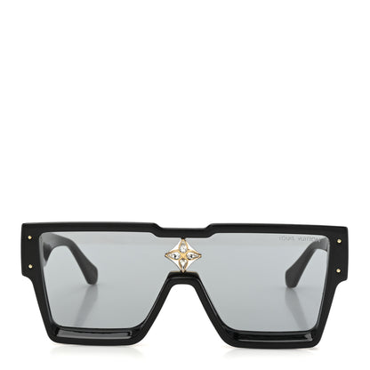Louis Vuitton Acetate Swarovski Crystal Cyclone Sunglasses Z1578E Black 2 of 8