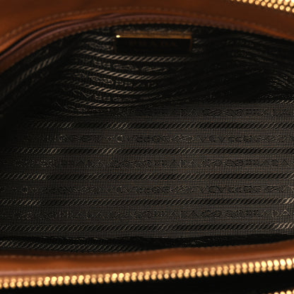 Prada Saffiano Small Galleria Double Zip Tote Caramel 5 of 12