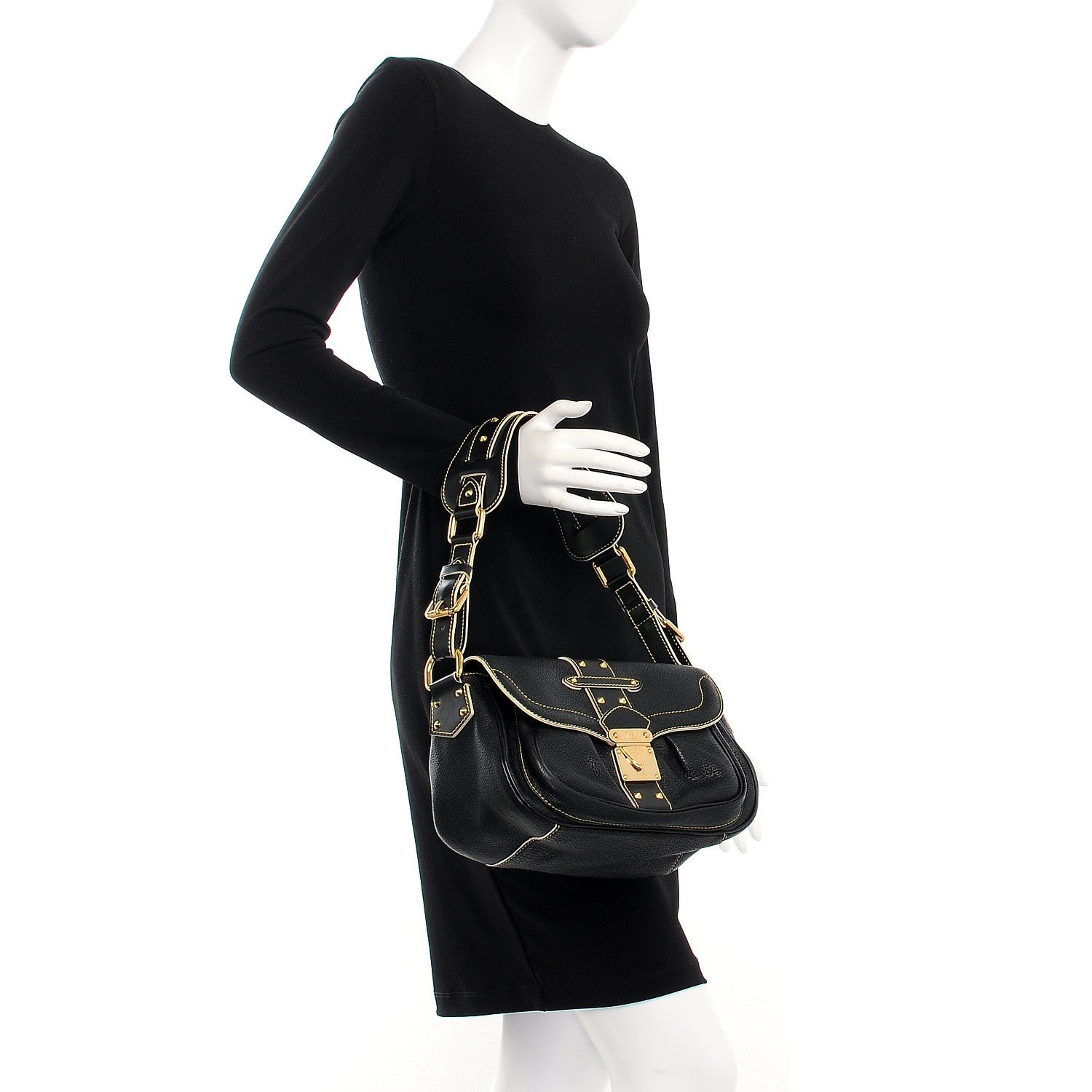 Louis Vuitton Suhali Le Confident Black 2 of 8