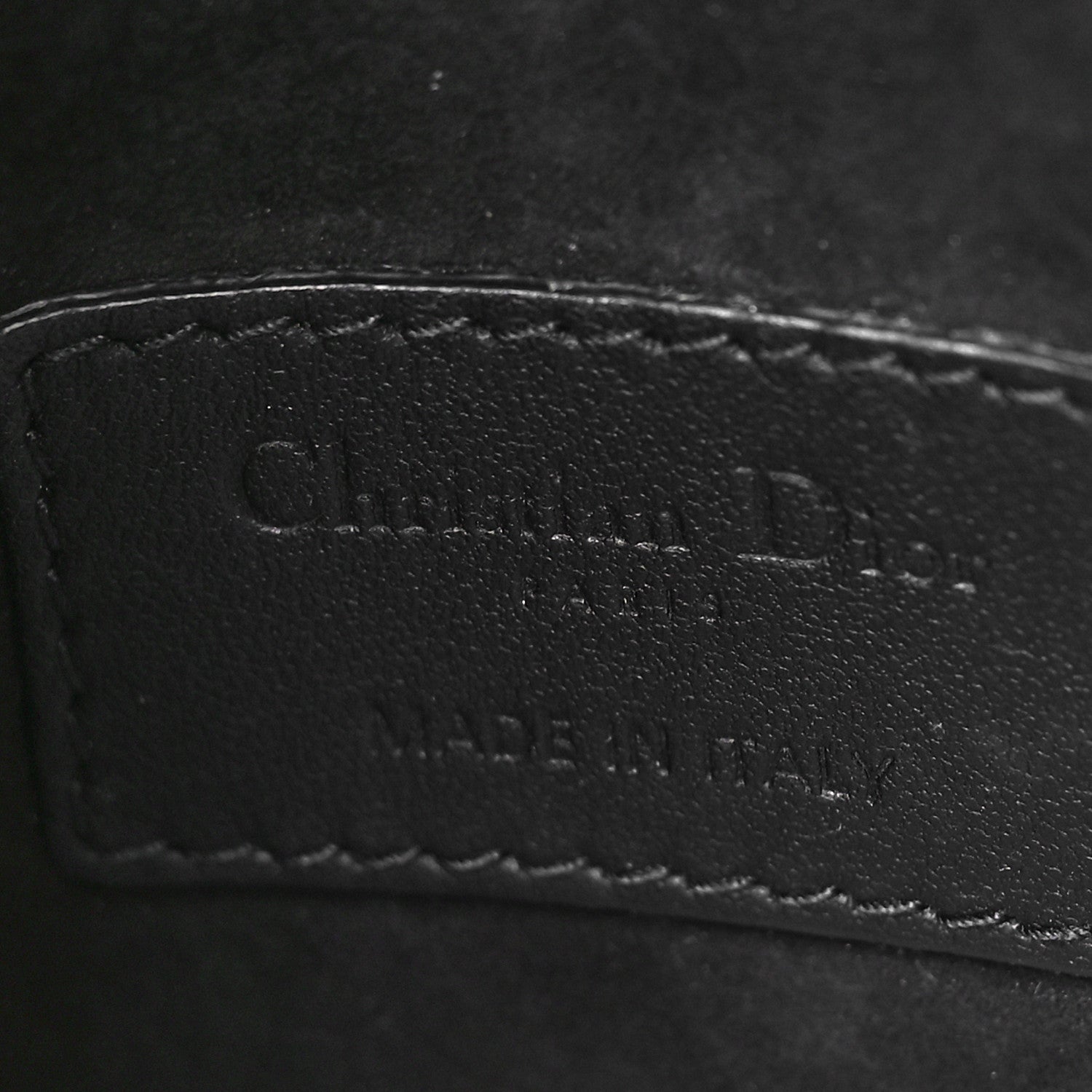 Christian Dior Ultra Matte Calfskin Saddle Belt Bag Black 6 of 10