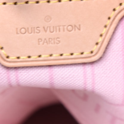 Louis Vuitton Damier Azur Neo Neverfull MM Rose Ballerine 6 of 10