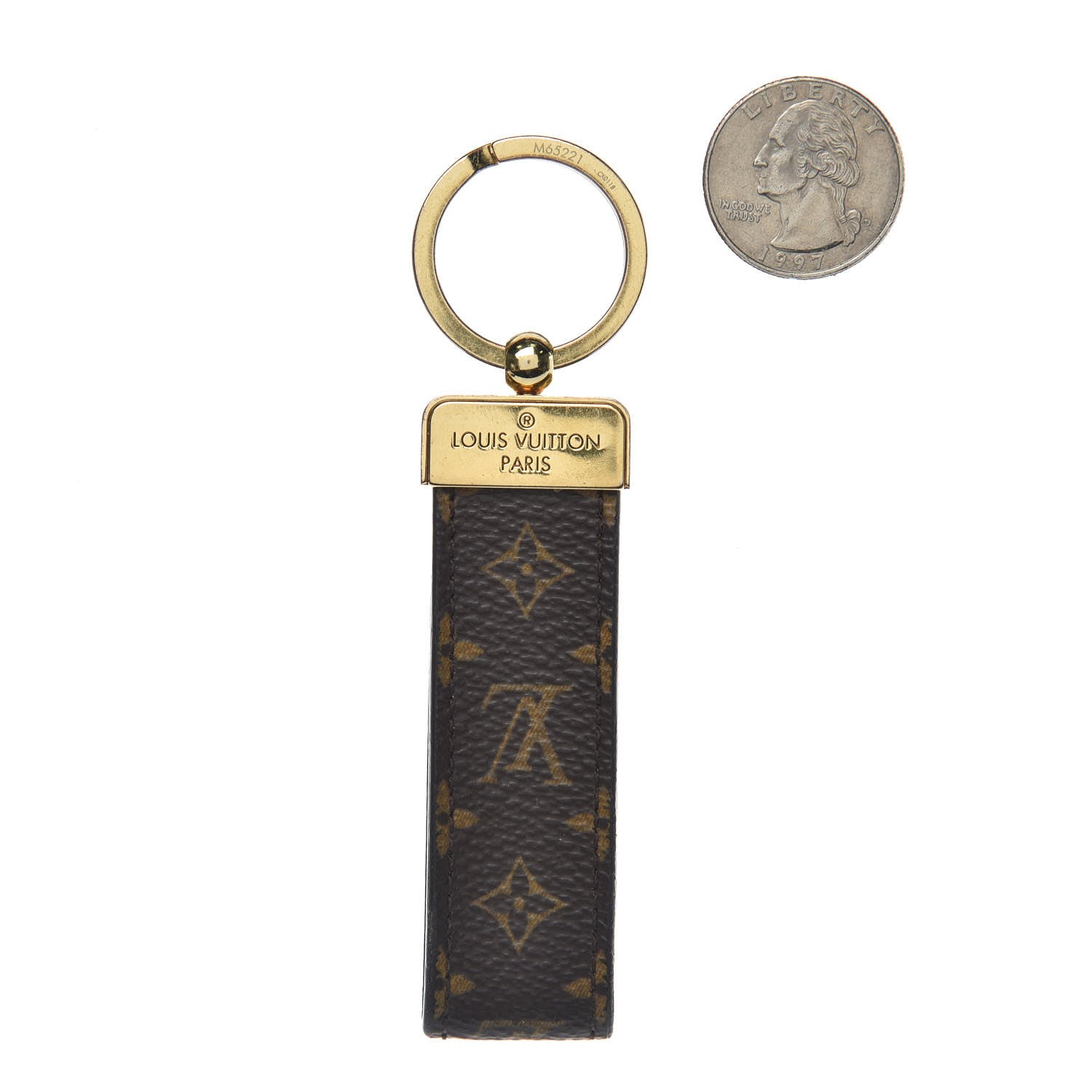 Louis Vuitton Monogram Dragonne Key Holder 2 of 3