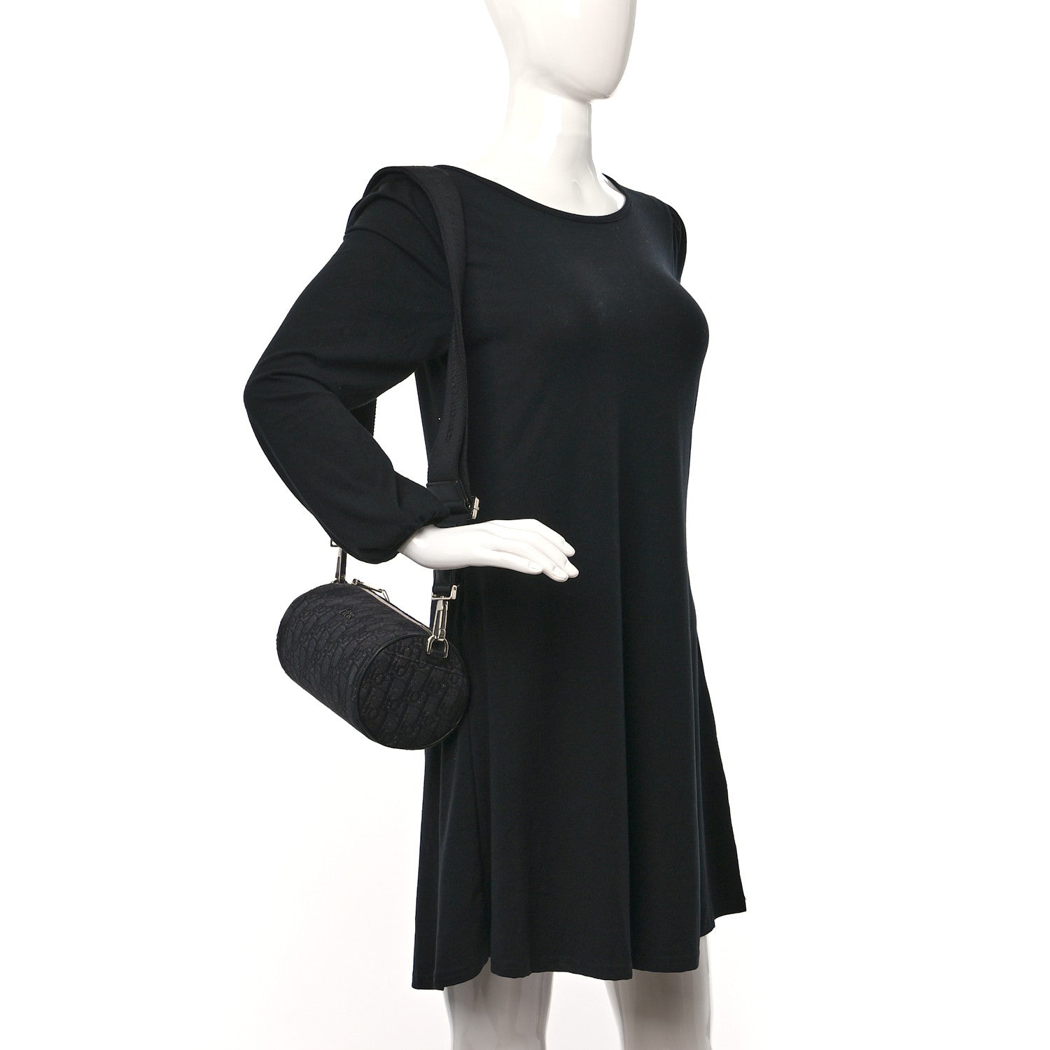 Christian Dior Oblique Roller Messenger Bag Black 2 of 9