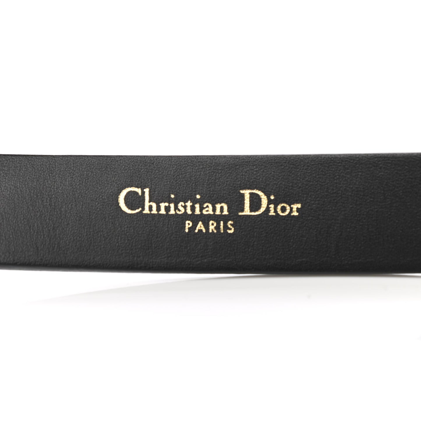 Calfskin Saddle Belt 80 Black