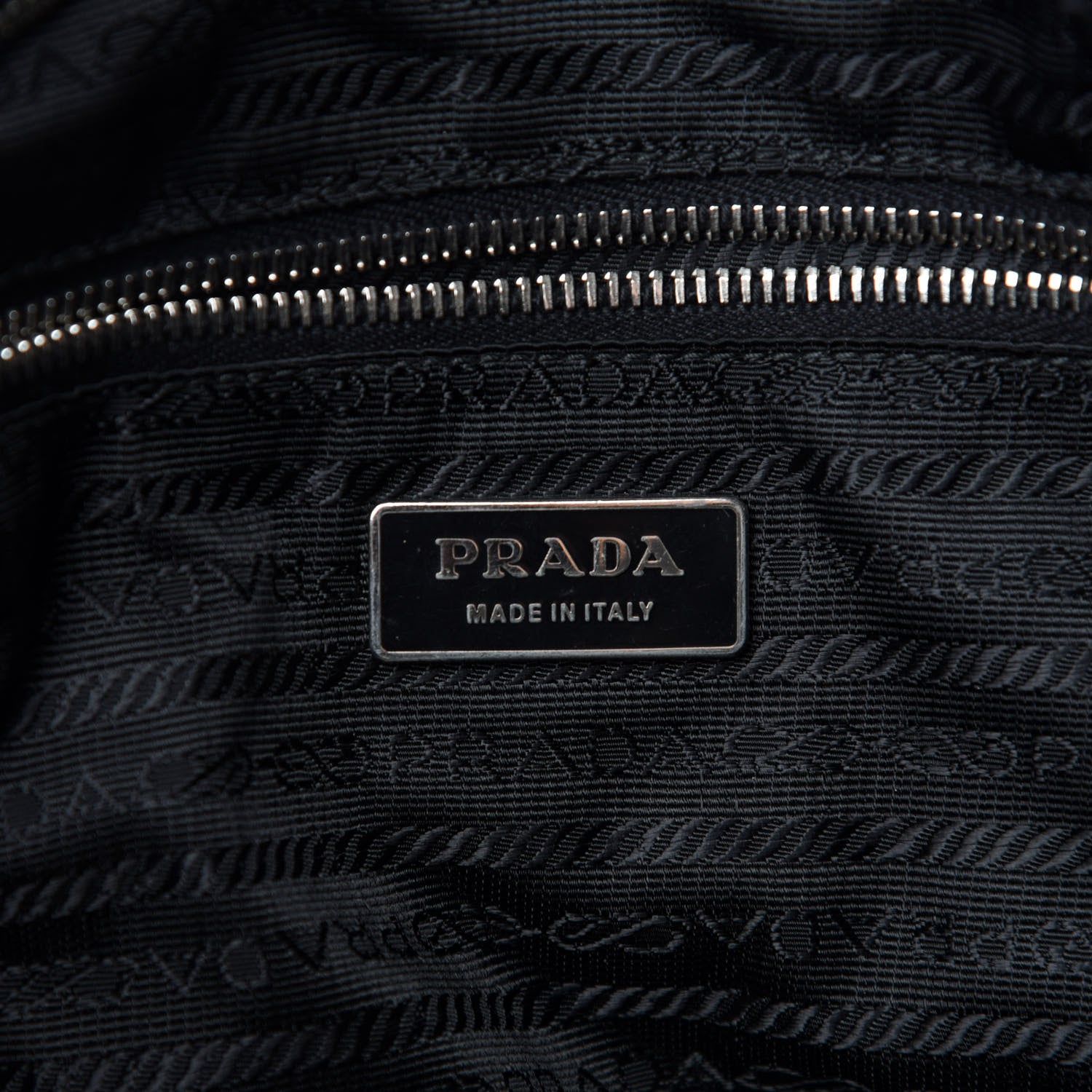 Prada Nylon Tessuto Messenger Bag Black 9 of 11