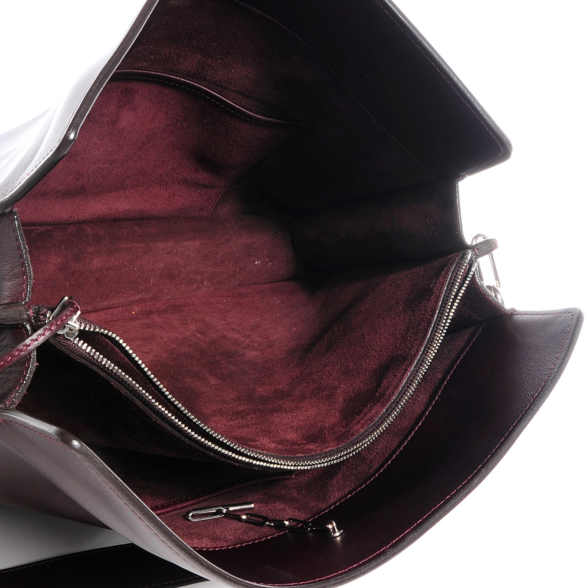 Celine Smooth Calfskin New Shoulder Bag Burgundy 5 of 7