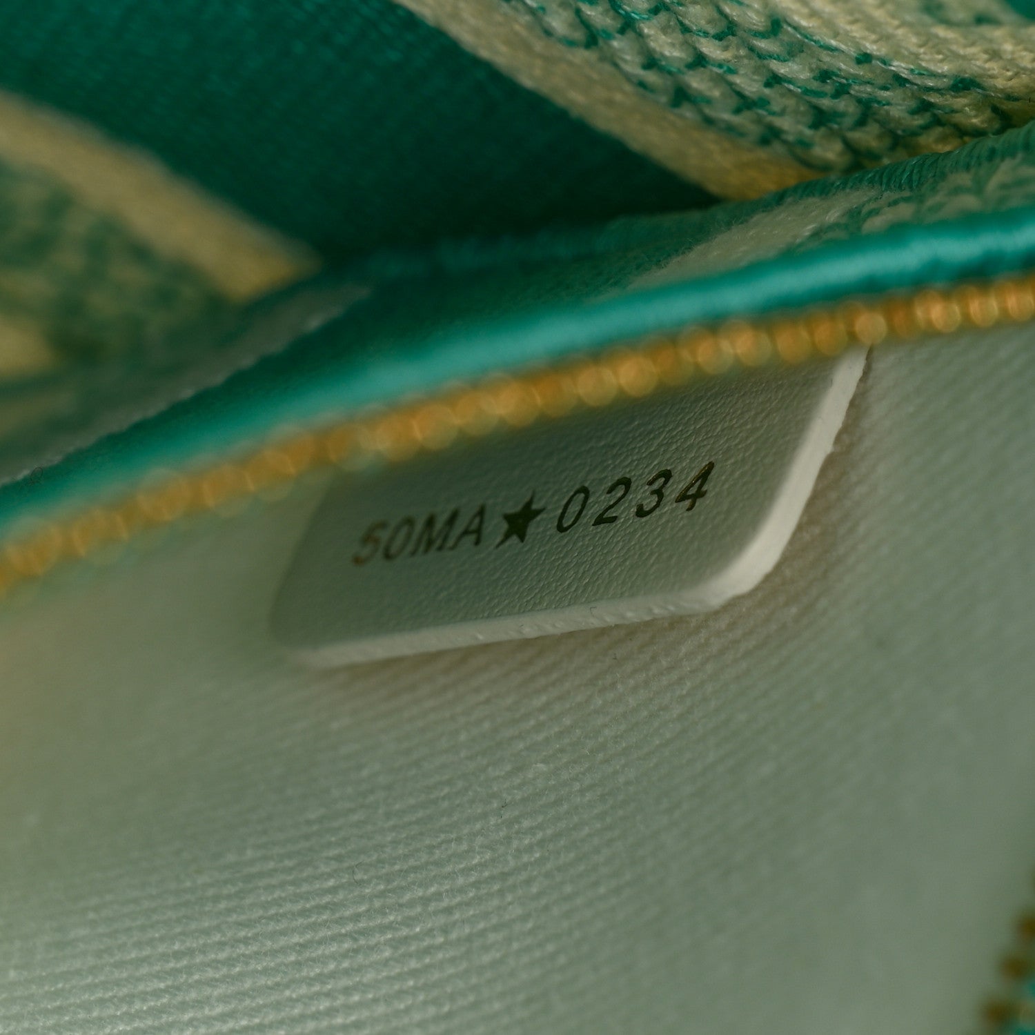 Christian Dior Canvas Toile De Jouy Embroidered Medium Lady D-Lite Aquamarina 7 of 10