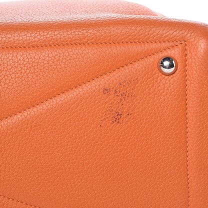 Hermes Taurillon Clemence Victoria II 35 Orange 9 of 12