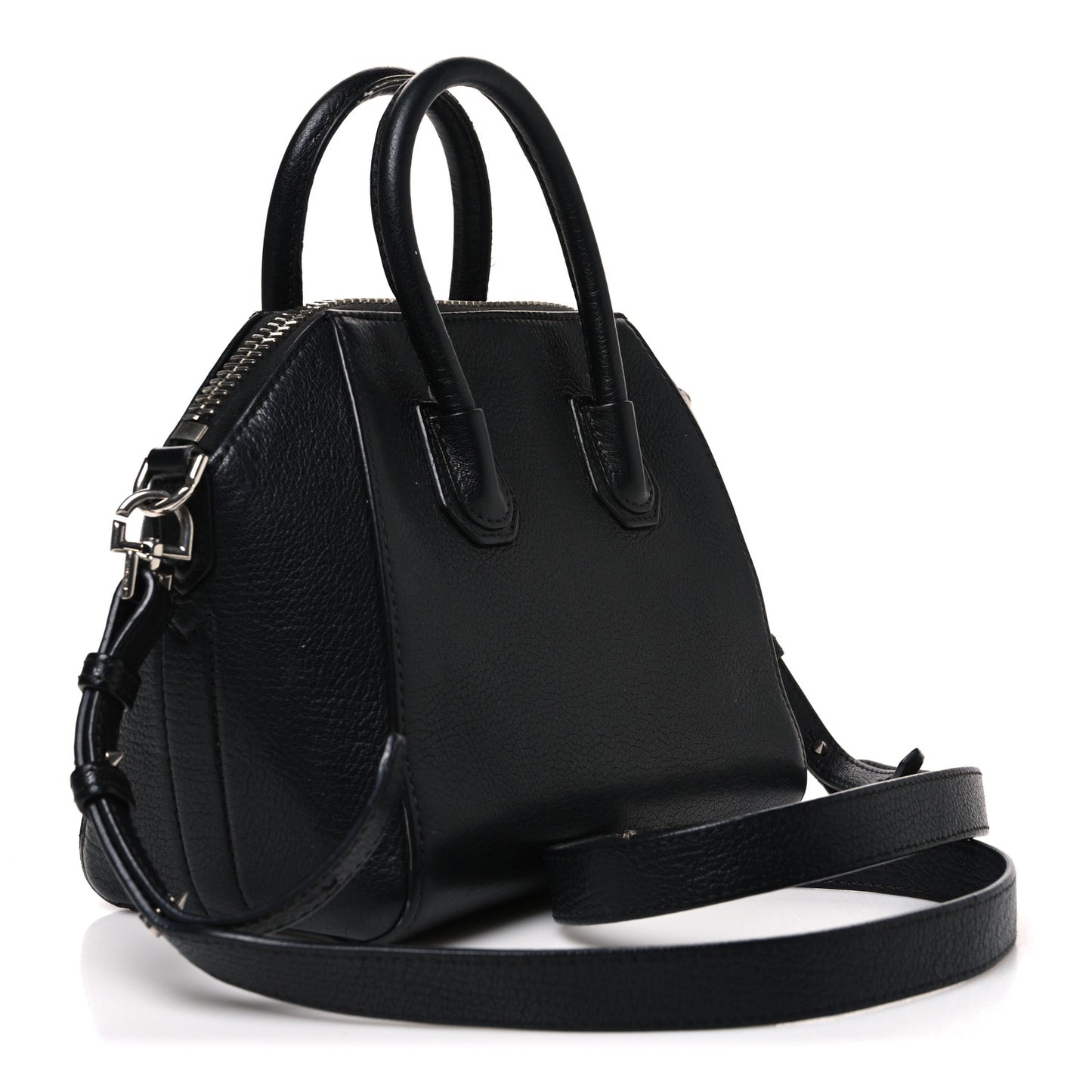 Sugar Goatskin Mini Antigona Black