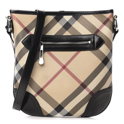 Burberry Supernova Check Small Dryden Crossbody Bag Black 1 of 19