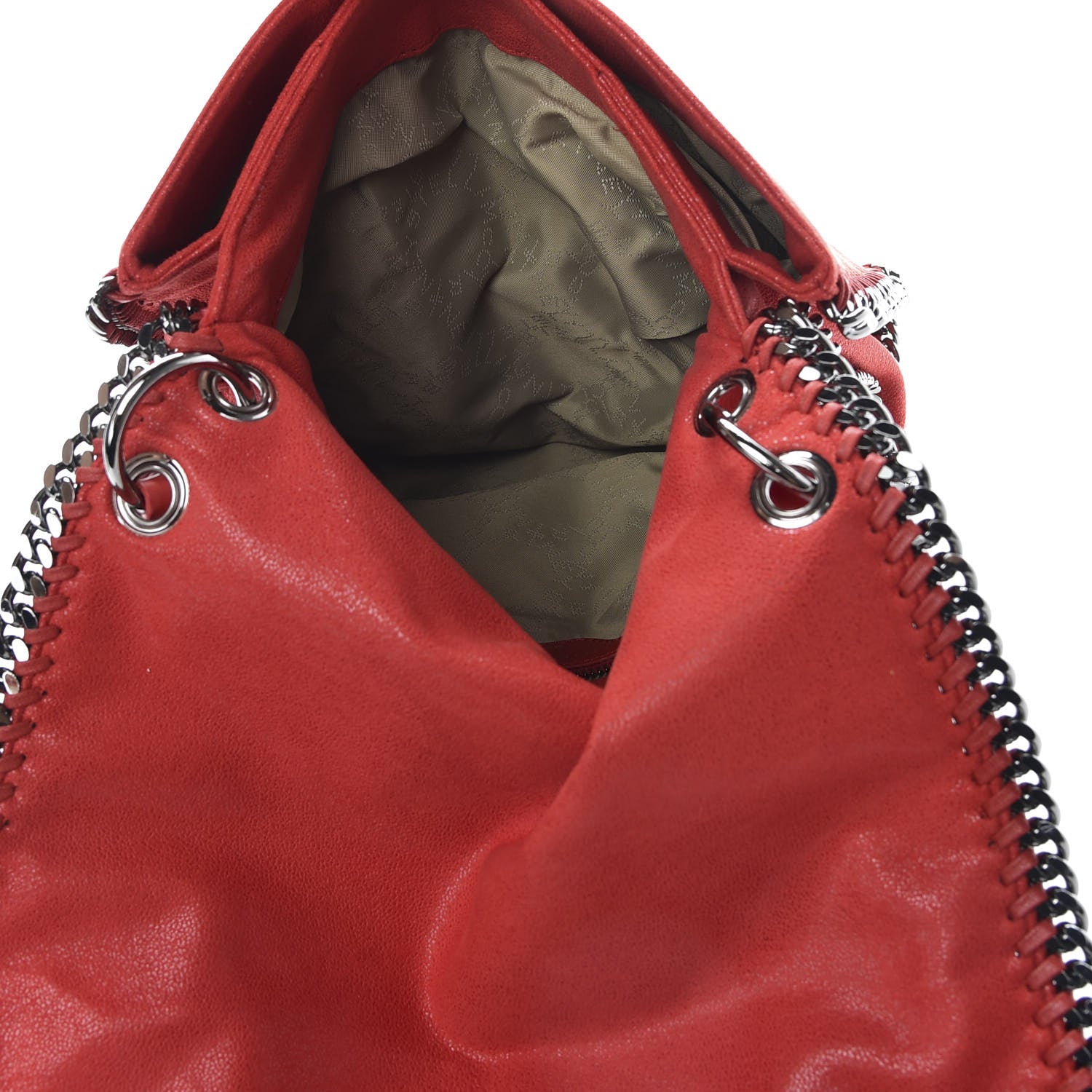 Stella McCartney Shaggy Deer Falabella Shoulder Bag Red 5 of 10