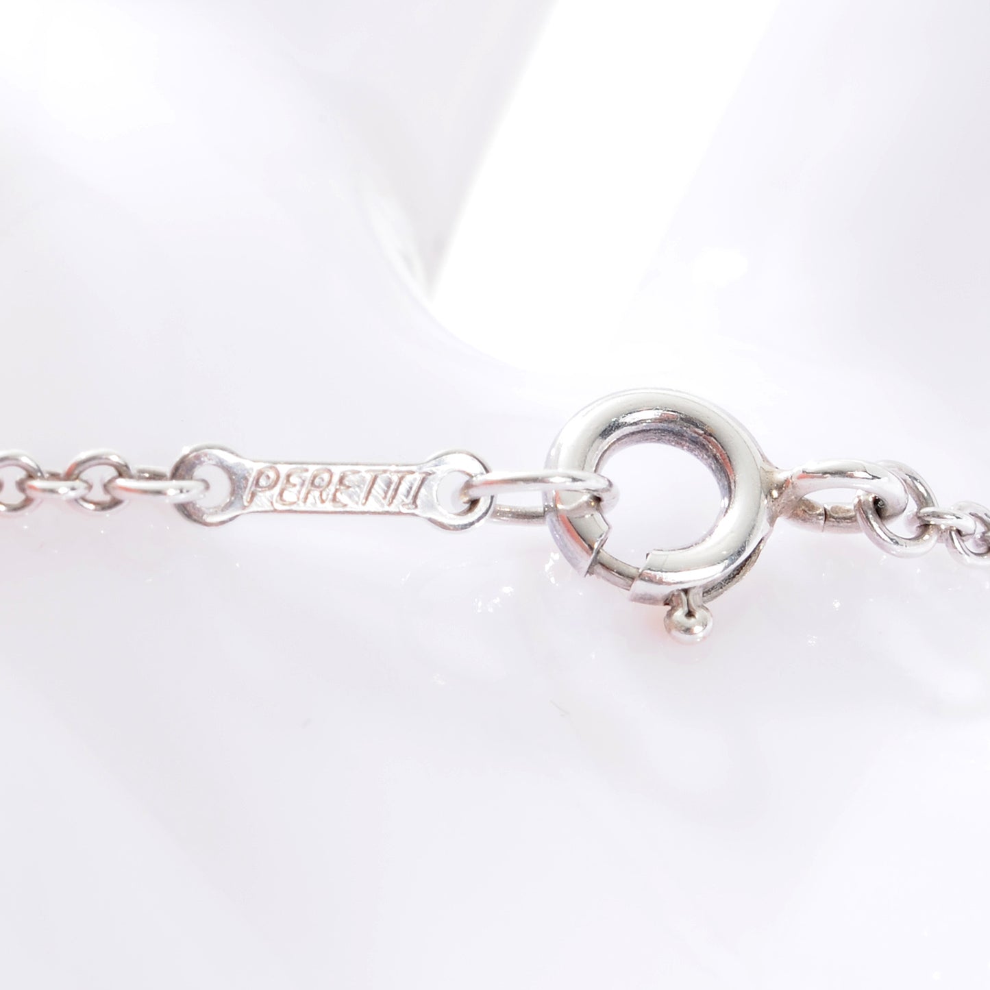 Sterling Silver Elsa Peretti Five Station Teardrop Bracelet