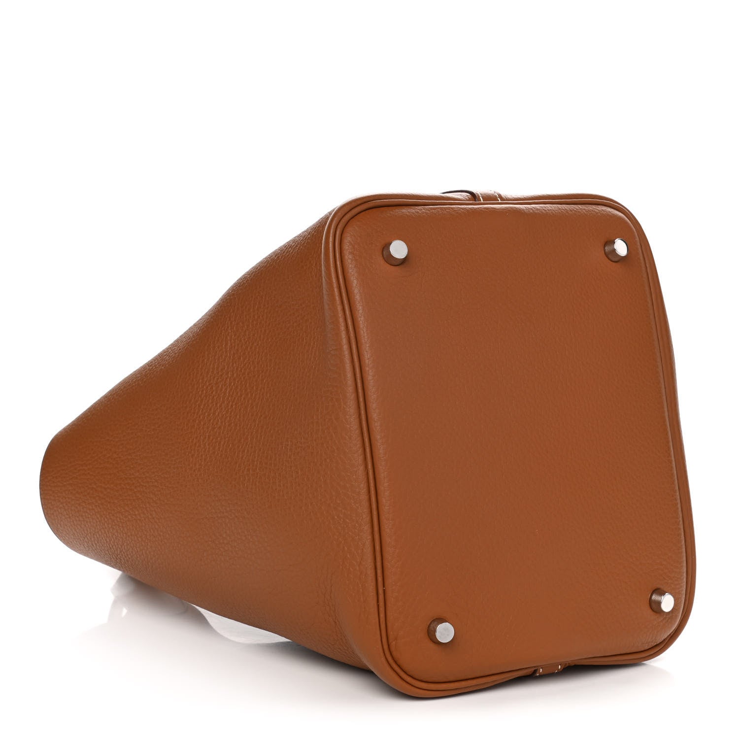 Hermes Taurillon Clemence Picotin 22 MM Gold 3 of 9