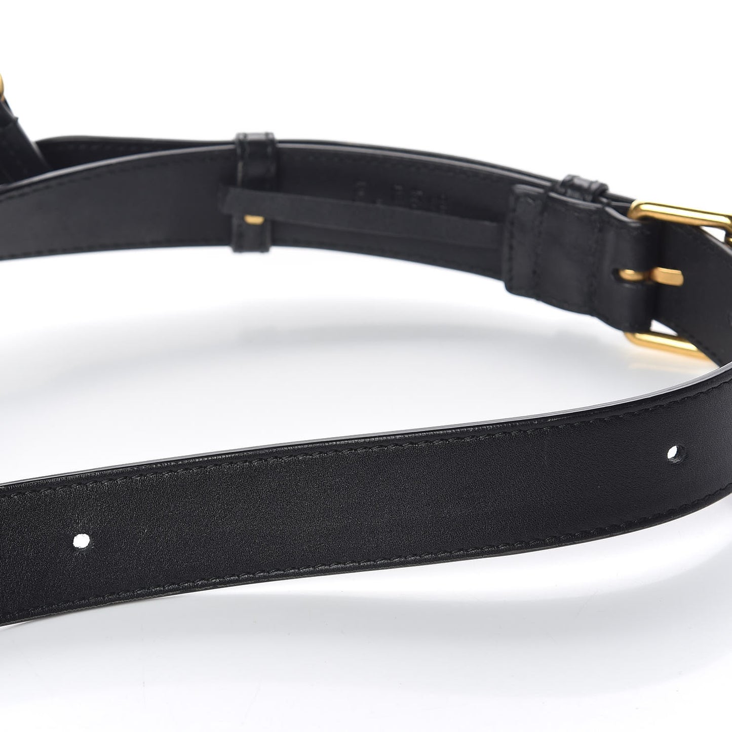 Calfskin Matelasse GG Marmont Belt Bag 95 38 Black