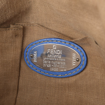 Fendi Calfskin Romano Selleria 2Bag Blue 5 of 9