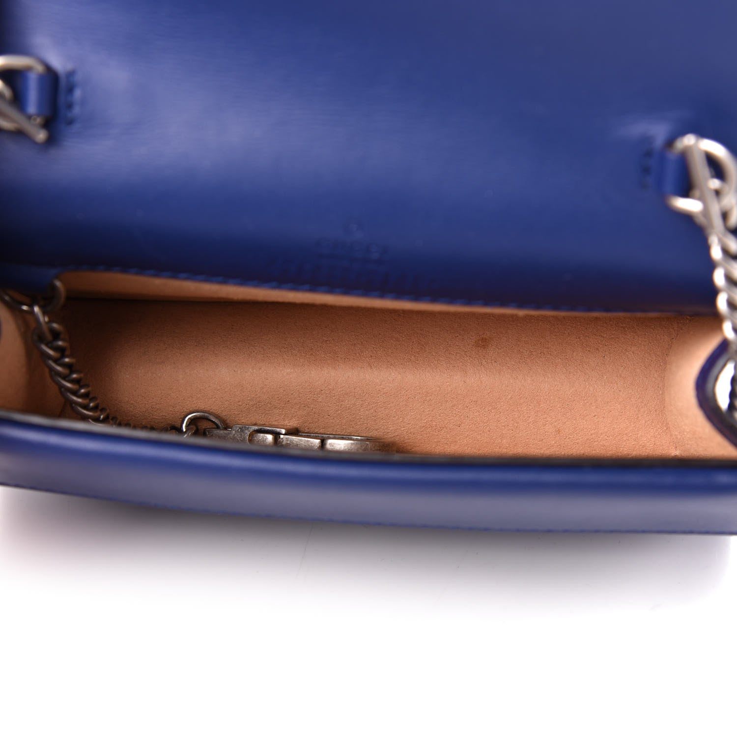 Gucci Velvet Super Mini Dionysus Shoulder Bag Cobalt 5 of 11