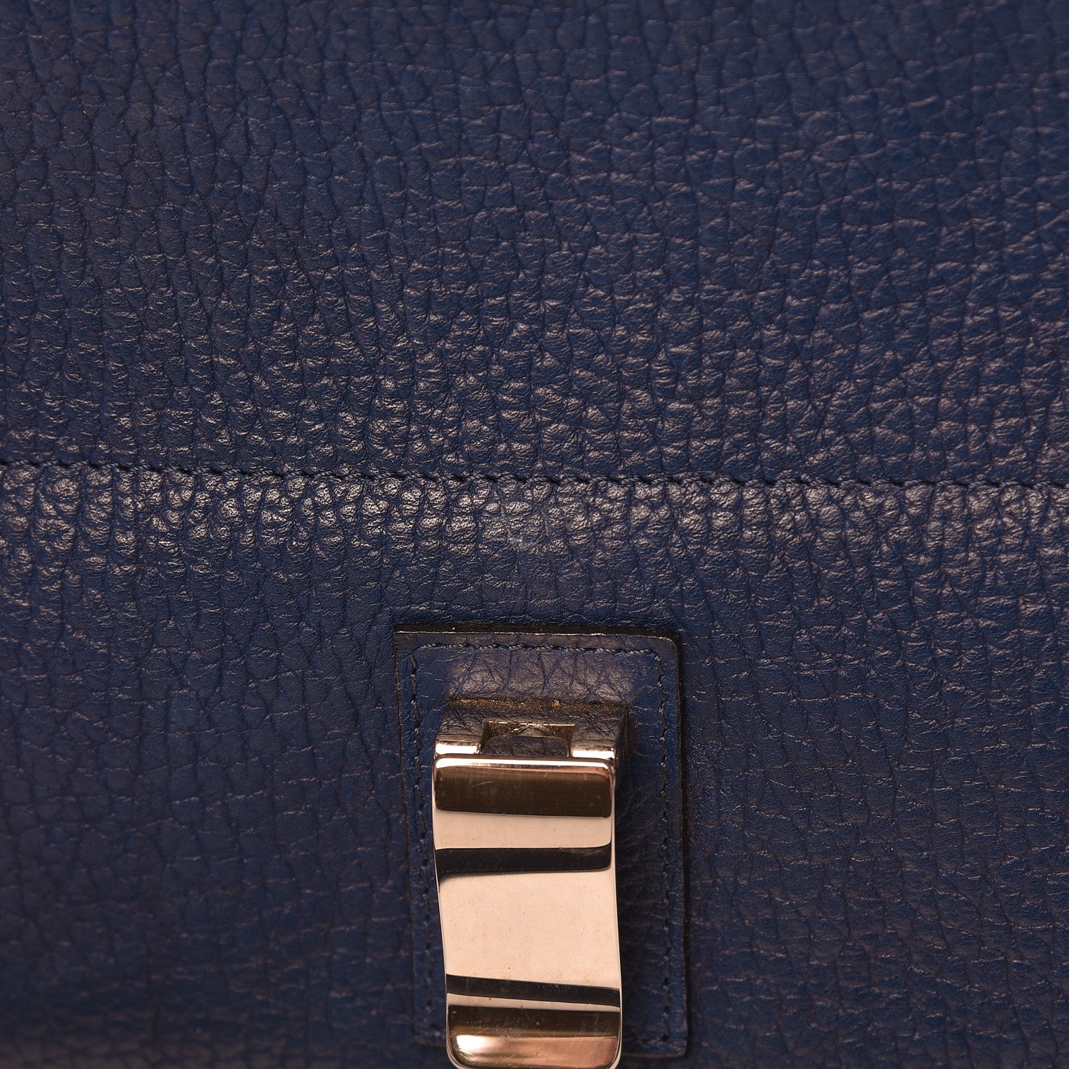 Proenza Schouler Pebbled Calfskin Double Sided PS Courier Bag Indigo 9 of 17
