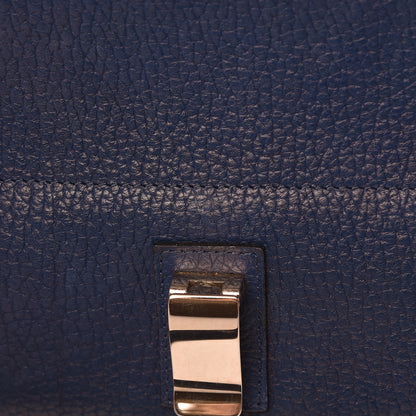 Proenza Schouler Pebbled Calfskin Double Sided PS Courier Bag Indigo 9 of 17