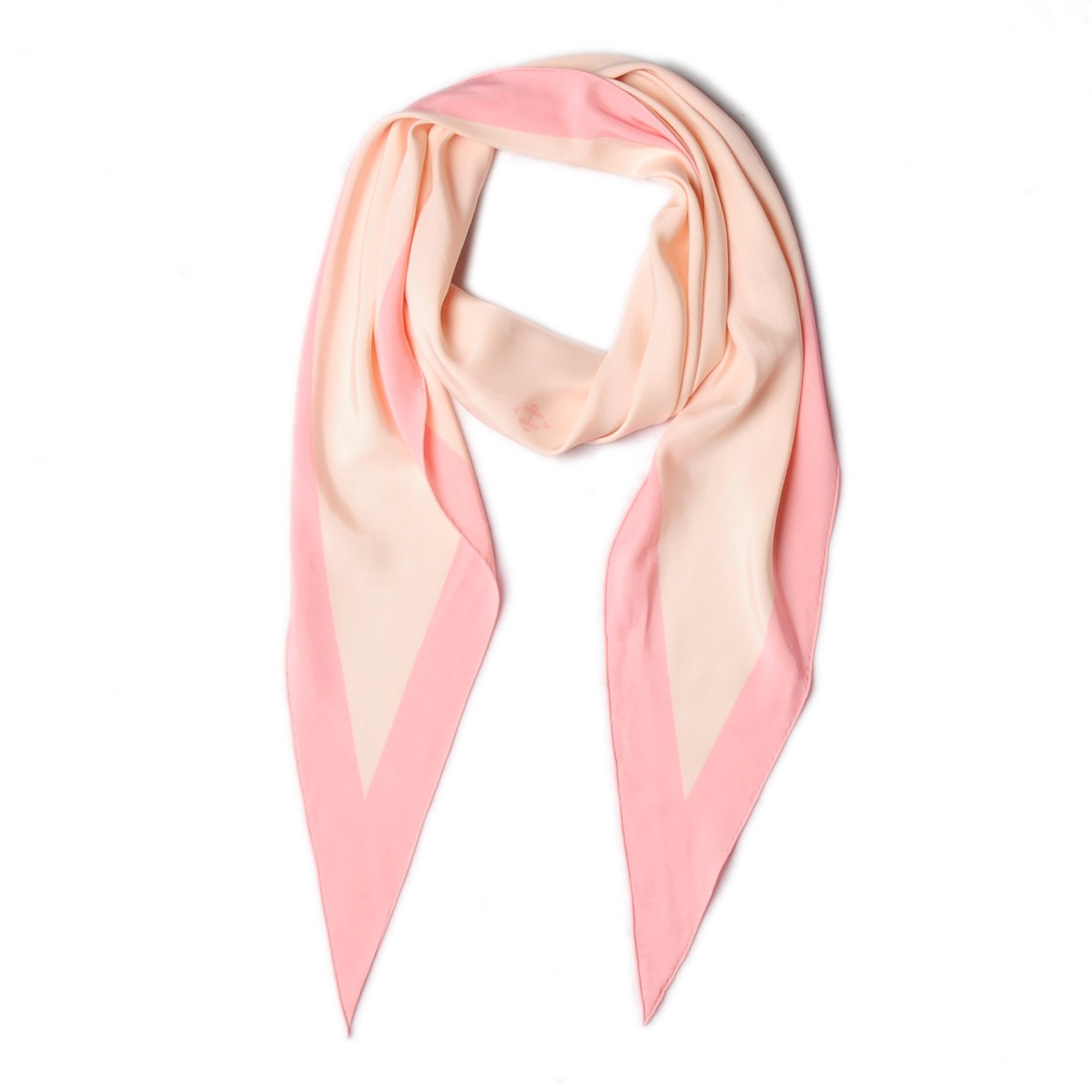 Hermes Washed Silk Maxi Losange Scarf Rose Poudre Rose Buvard 1 of 7