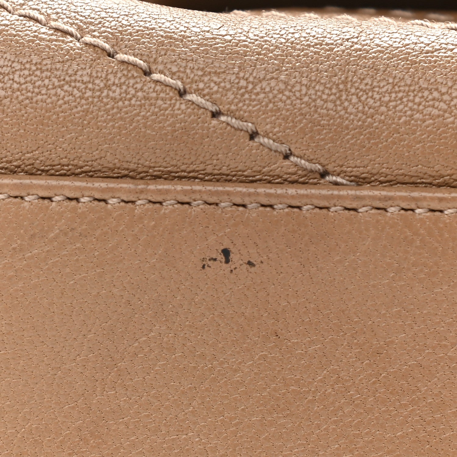 Saint Laurent Vintage Lambskin Chevron Monogram Small Nolita Light Carmel 13 of 13