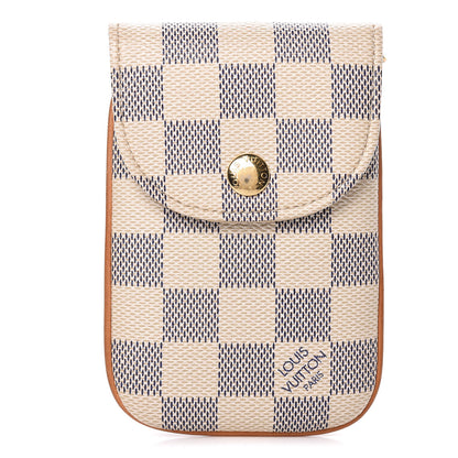 Louis Vuitton Damier Azur Phone Case MM 1 of 7