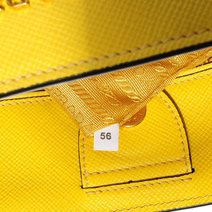 Prada Saffiano Cuir Front Pocket Tote Girasole 8 of 10