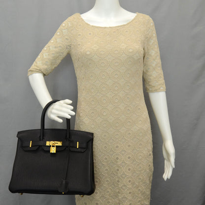 Hermes Togo Birkin 30 Black 2 of 10