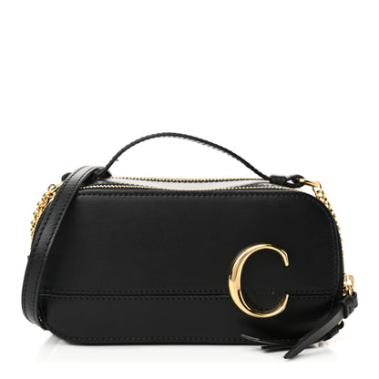 Chloe Calfskin Mini C Vanity Bag Black 1 of 12