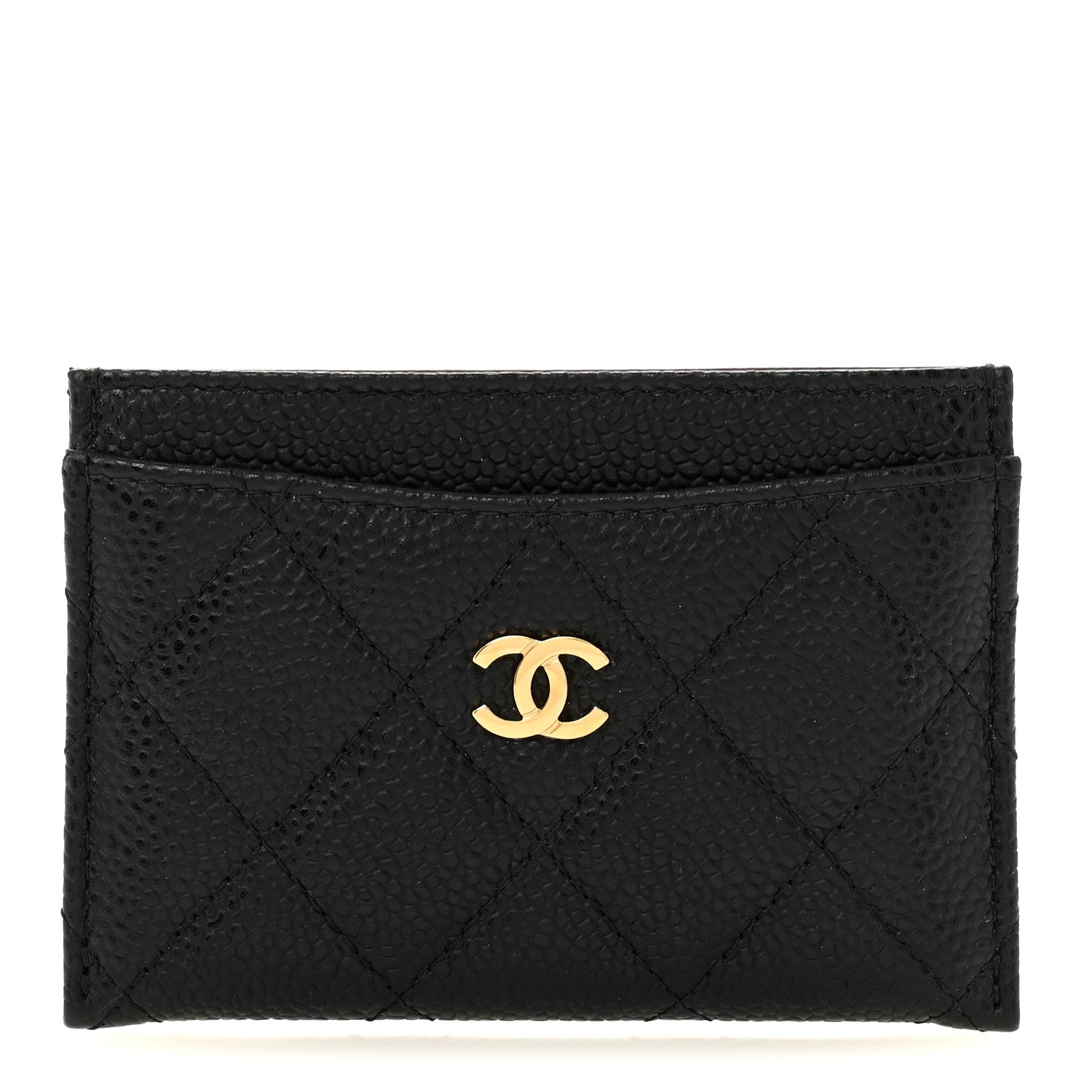 Chanel Caviar Quilted Card Holder Black 1 of 11