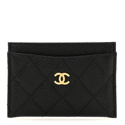 Chanel Caviar Quilted Card Holder Black 1 of 11