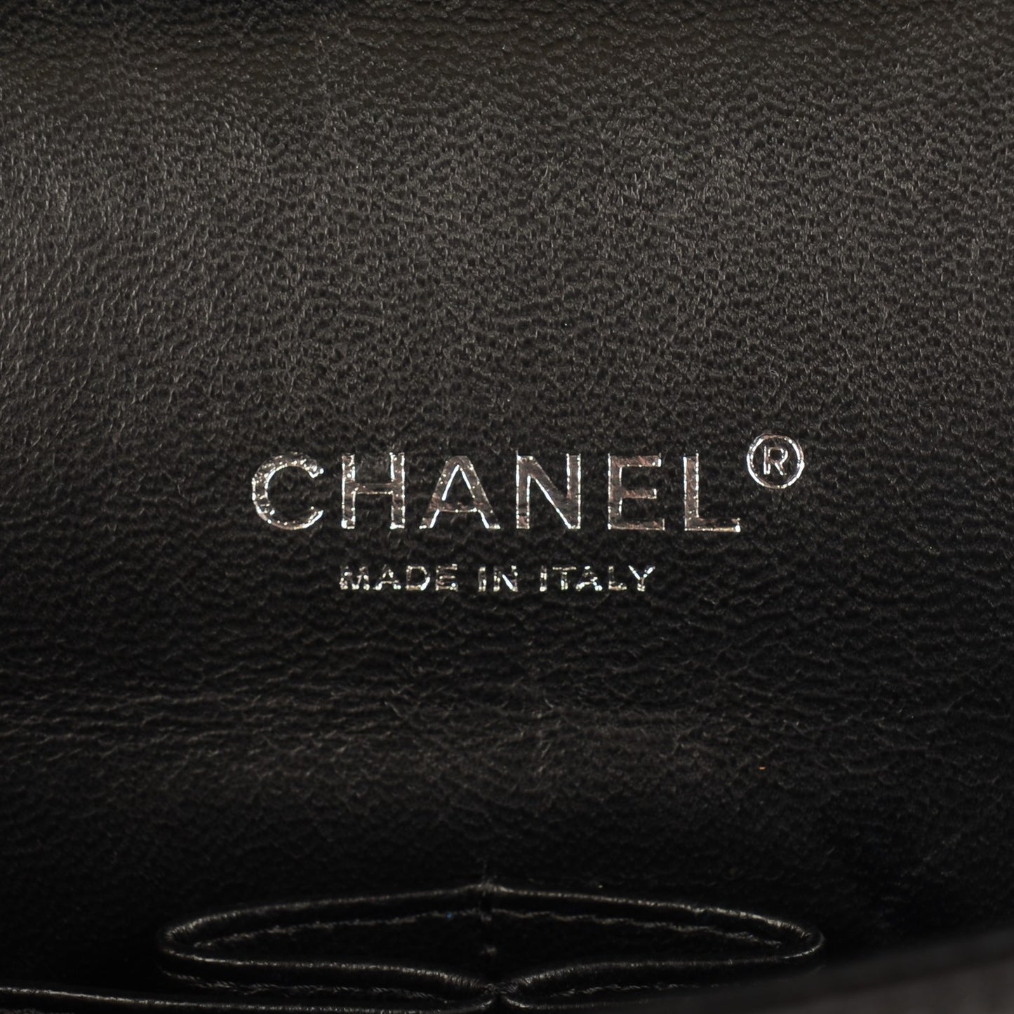 Patent Quilted Maxi Double Flap Black