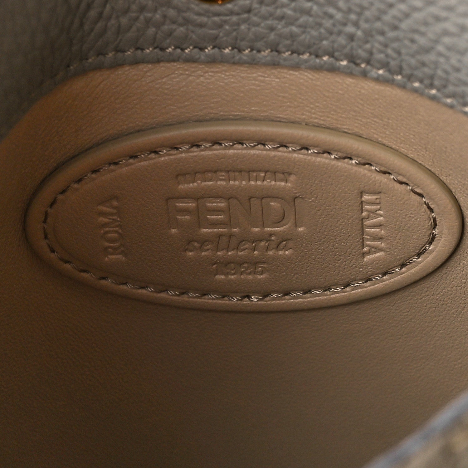 Fendi Cuoio Romano Selleria Medium Peekaboo X-Lite Nube 7 of 10