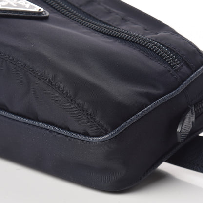 Prada Tessuto Nylon Saffiano Belt Bag Blue 9 of 9