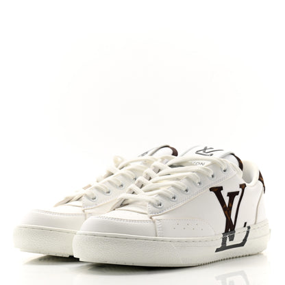 Louis Vuitton Charlie Sneakers 36 White Cacoa Brown 3 of 8