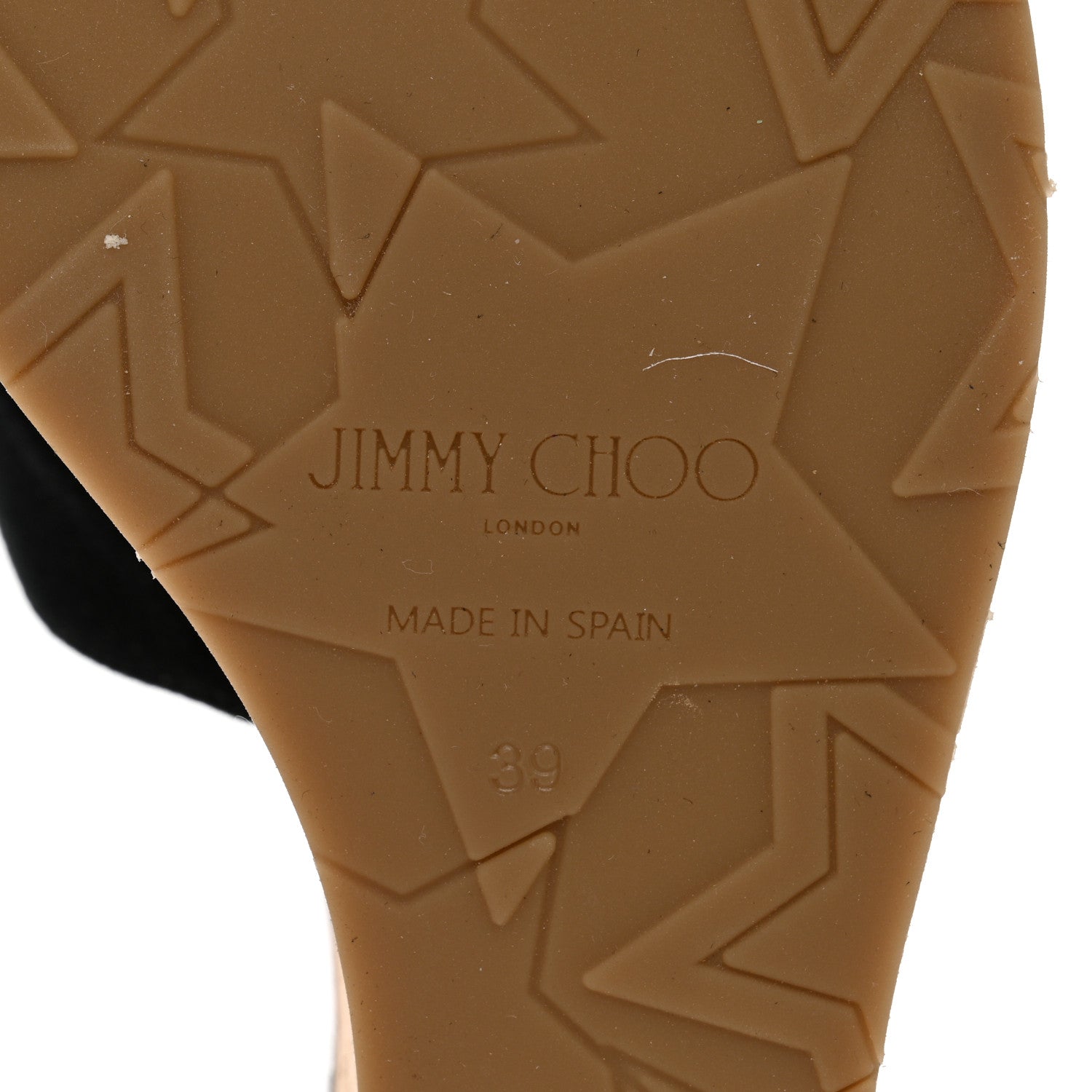 Jimmy Choo Suede Cork DeeDee Platform Wedge Slide Sandals 39 Black 6 of 8