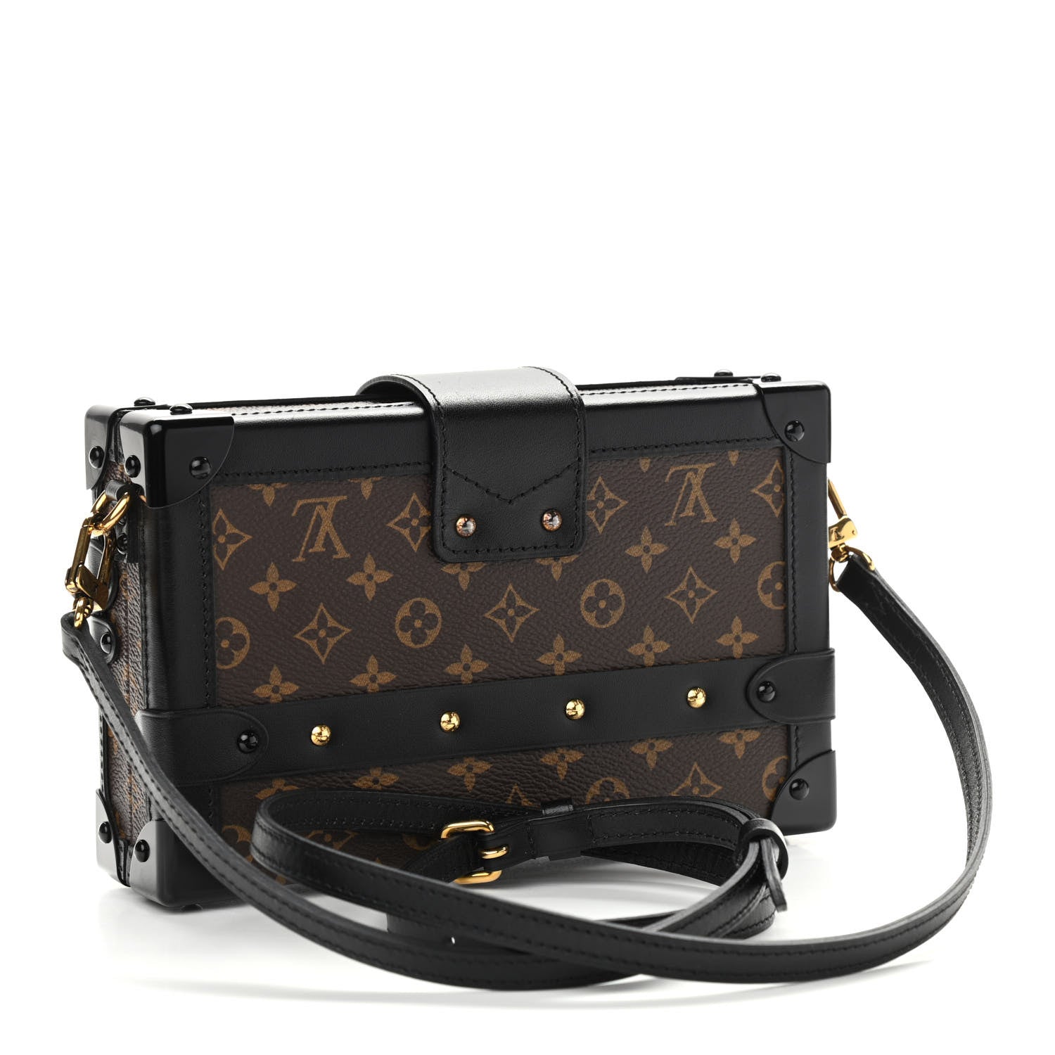 Louis Vuitton Monogram Petite Malle Black 3 of 12